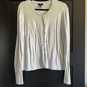 Light gray cardigan